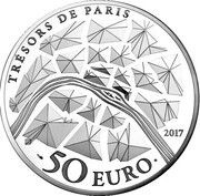 50 Euros Place de la Bastille, France, 2017 reverse image