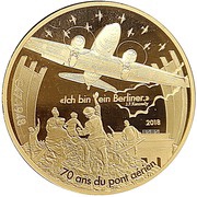 50 Euros Dakota; gold, France, 2018 reverse image