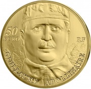 50 Euros Guillaume Apollinaire obverse image