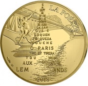 50 Euros Guillaume Apollinaire, France, 2018 reverse image