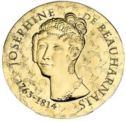 50 Euros Joséphine de Beauharnais, France, 2018 reverse image