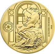 50 Euros Le Baiser - Rodin, France, 2018 reverse image