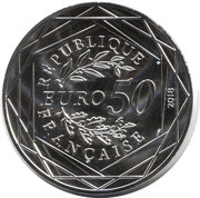 50 Euros Mickey Le bal du 14 juillet obverse image