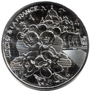 50 Euros - Mickey Montmartre, France, 2018 reverse image