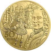 50 Euros Baroque and Rococo era, France, 2018 reverse image