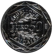 50 Euros - Coin of History 14th of July obverse image