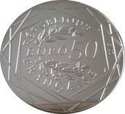 50 Euros - Coin of History La Marseillaise obverse image