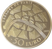 50 Euros Eiffel Tower, France, 2019 reverse image