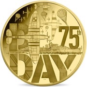 50 Euros D-Day, France, 2019 reverse image