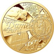50 Euros Reconstruction Notre-Dame-de-Paris obverse image