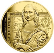50 Euros Monna Lisa, France, 2019 reverse image