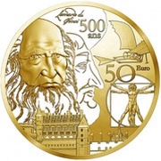 50 Euros Renaissance Era, France, 2019 reverse image