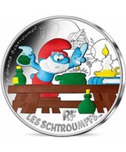 50 Euros The old Smurf, France, 2020 reverse image