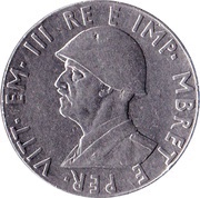 2 Lek - Victor Emmanuel III obverse image