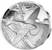 50 Euros Spitfire, France, 2020 reverse image