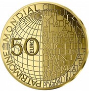 50 euro Mont St Michel, France, 2020 reverse image