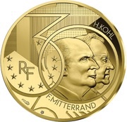 50 Euros Mitterrand - Kohl obverse image