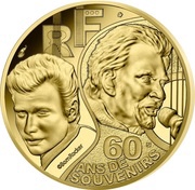 50 Euros Johnny Hallyday obverse image