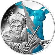50 Euros Harry Potter and his Patronus, a deer, France, 2021 reverse image