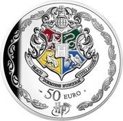 50 Euros Herminone, Harry Potter and Ron, France, 2021 reverse image