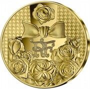 50 Euros Dior, gold obverse image