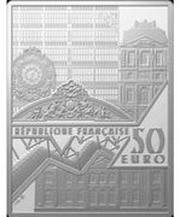 50 Euros Girl with a Pearl Earring, silver obverse image