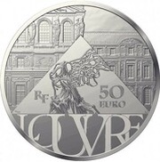 50 Euros Coronation of Napoleon, silver obverse image