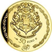50 Euros Harry Potter and Albus Dumbledore, France, 2021 reverse image