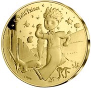 50 Euros The Little Prince and the fox obverse image