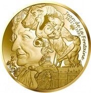50 Euros Jean de La Fontaine, France, 2021 reverse image