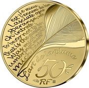50 Euros Dante Alighieri obverse image