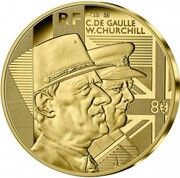 50 Euros De Gaulle - Churchill obverse image