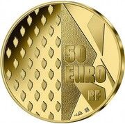 50 Euros Team France obverse image