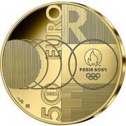 50 Euros Handover Tokyo - Paris obverse image