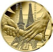 50 Euros Handover Tokyo - Paris, France, 2021 reverse image