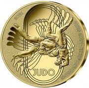 50 Euros JO 2024 Paris - Judo, France, 2021 reverse image