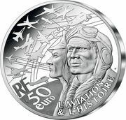 50 Euros P-51 Mustang, silver obverse image