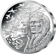 50 Euros Patrouille de France, silver obverse image
