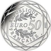 50 Euros Astérix, Love obverse image