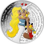 50 Euros Astérix, Love, France, 2022 reverse image