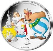 50 Euros Astérix, silver, France, 2022 reverse image