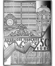 50 Euros Le Bassin aux nymphéas, harmonie verte obverse image