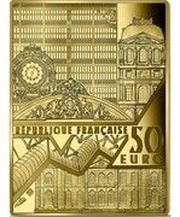 50 Euros Le Bassin aux nymphéas, harmonie verte obverse image