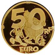 50 Euros Astérix obverse image
