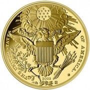 50 Euros Great Seal of the United States, France, 2022 reverse image