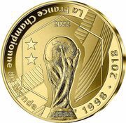 50 Euros 2022 World Football Cup Qatar, France, 2022 reverse image