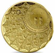 50 Euros Year of the Rabbit obverse image
