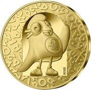 50 Euros JO 2024 Mascot, France, 2022 reverse image