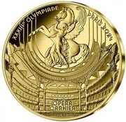 50 Euros JO 2024 Paris - Opéra Garnier, France, 2022 reverse image