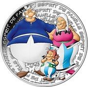 50 euros Astérix Esprit de famille, France, 2022 reverse image